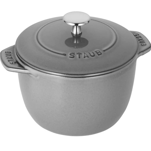 Staub Slate Gray Cast Iron Dutch Oven - Picture 4 of 9